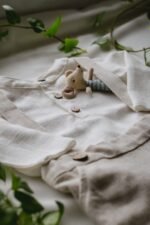 ubranka do chrztu dla chłopców premium z lnu lilen
