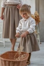 spódnica dla mamy i córki na święta roczek sesję świąteczną lilen