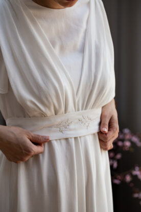 elegancka sukienka do karmienia dla mamy na chrzest komunię lilen