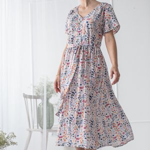sukienka do karmienia w kwiatuszki elegancka