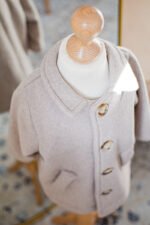 bawełniany płaszczyk do chrztu dla chłopca premium polska marka szyty w polsce lilen