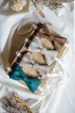 muszki wełniane męskie dla taty do kompletu tata syn