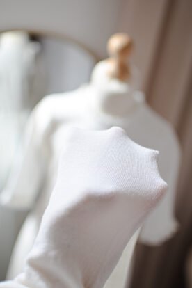 rajstopy komunijne wełniane ciepłe ecru śmietankowe