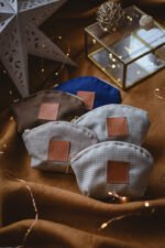 kosmetyczki wełniane na mini kosmetyki lilen