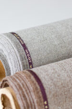 naturalna wełna 100% merino w naturalną jodełkę lilen