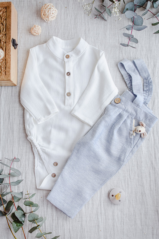 eleganckie-ubranko-dla-chlopca-do-chrztu-blekitne-lilen wyjściowe wizytowe ubranko do chrztu na roczek dla chłopca błękit