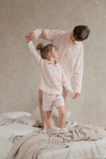 lniana piżama komplet dla mamy i córki lilen polska marka piżam premium