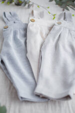 spodnie z szelkami na chrzest dla chłopca lilen