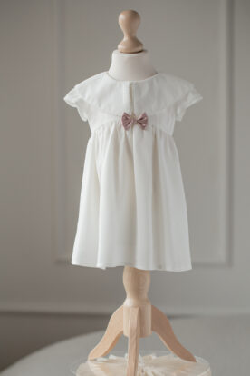 piękna sukienka na chrzest dla dziewczynki lilen polska marka