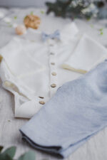 eleganckie ubranka naturalne do chrztu dla dziecka